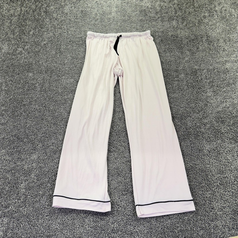 Born Pajama Pants Womens Large Pink Soft Jersey Drawstring Lounge Sleepwear